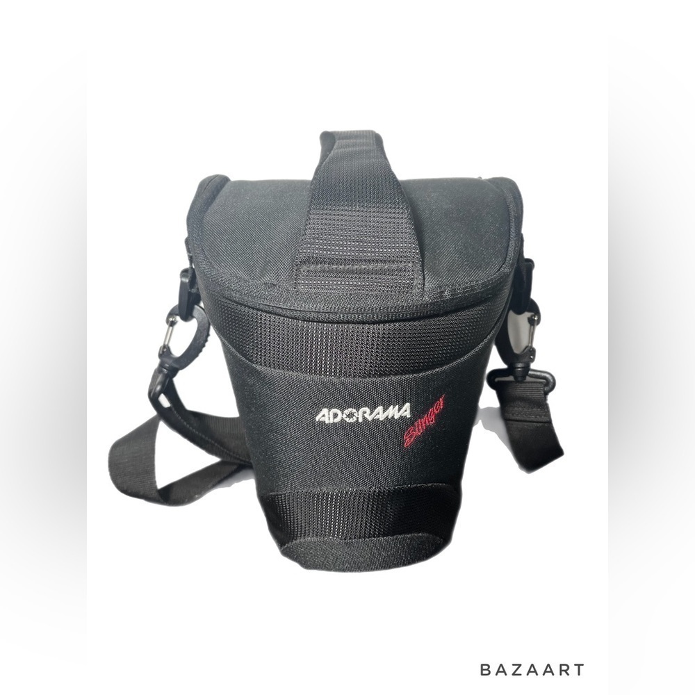 ADORAMA SLINGER BLACK CAMERA CASE WITH MEMORY CARDS